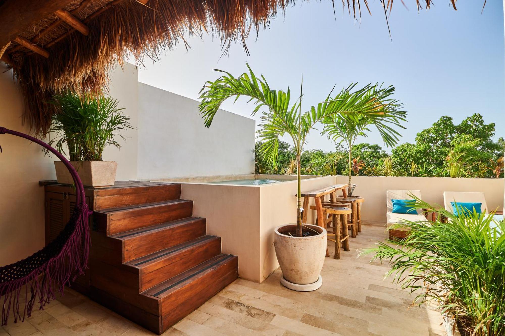 Spacious & Comfy Penthouse Oasis With Plunge Pool Tulum Kültér fotó